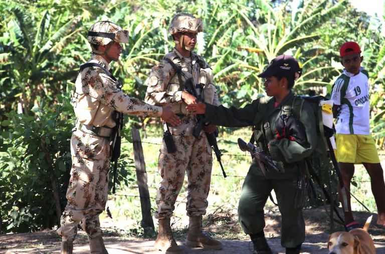 La mirada extranjera a los desplazamientos de guerrilleros a las zonas donde dejarán las armas