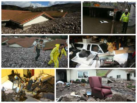 Galería: Fuerte tormenta en EE.UU. provocó deslizamientos de rocas y caída de árboles