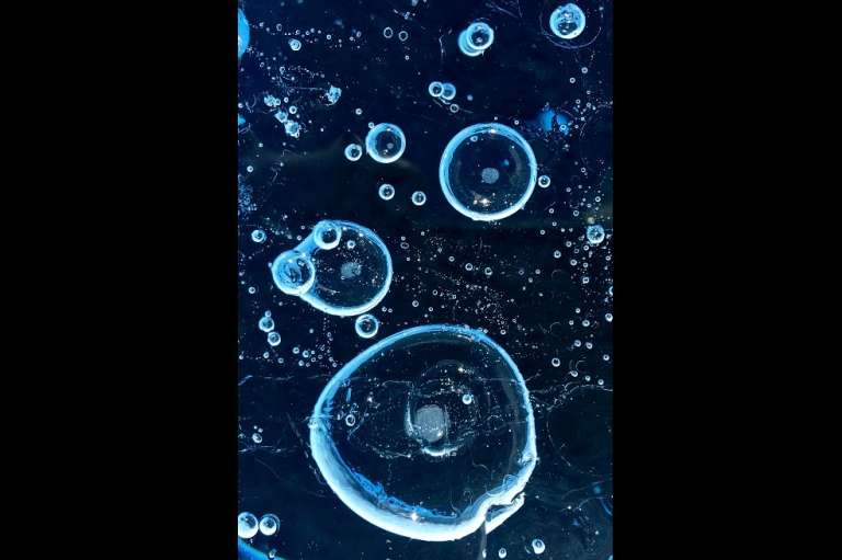 Burbujas glaciares, Mención de Honor en la categoría Agua.