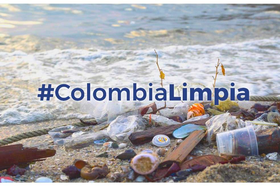 Imagen de la campaña #ColombiaLimpia que busca crear buenos hábitos de manejo de residuos y baruras.