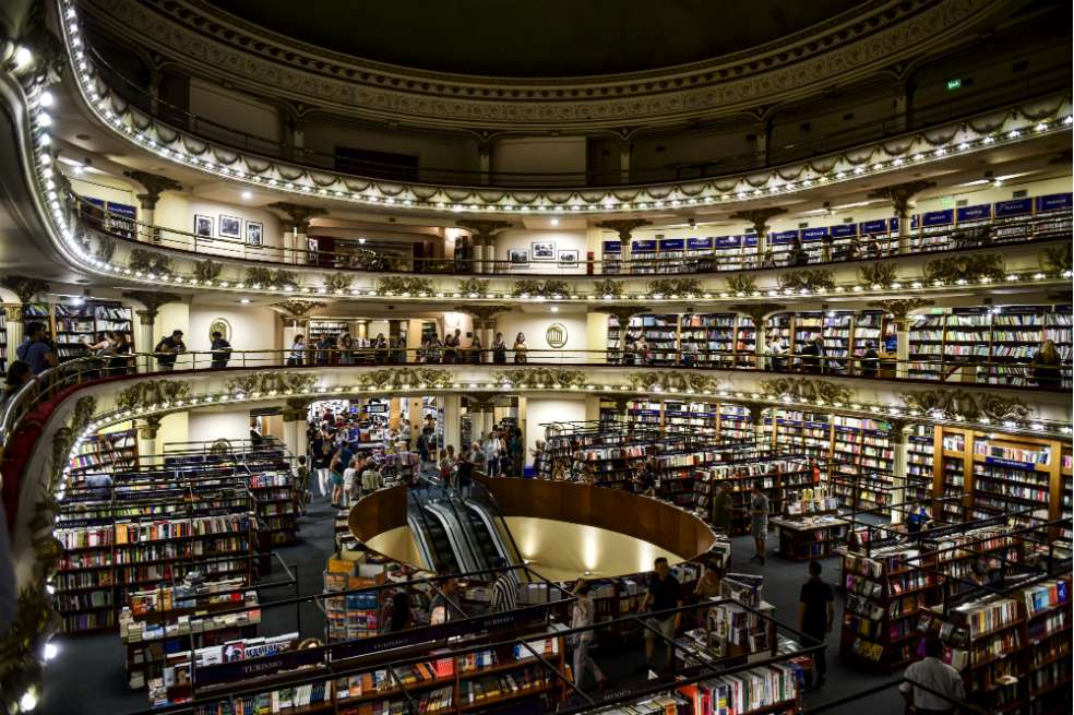 La librería El Ateneo Grand Splendid es la más grande de América Latina. / AFP