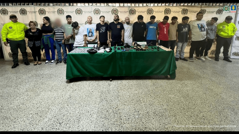 A la cárcel 15 miembros de la estructura criminal ‘La Terraza’ en Medellín