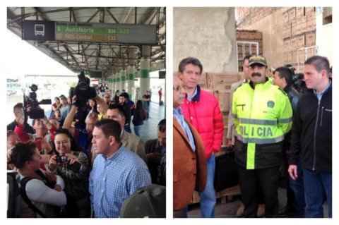 Mindefensa hace un recorrido por TransMilenio para fortalecer seguridad en el sistema