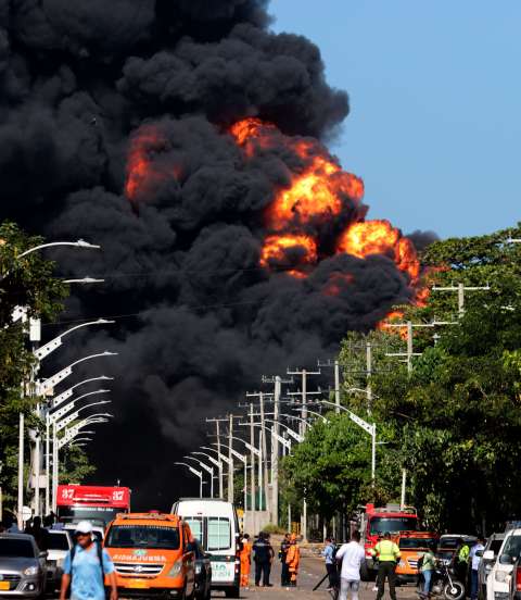 Incendio en Barranquilla: recomendaciones para evitar afectaciones por el humo