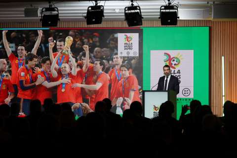Cristiano Ronaldo y Andrés Iniesta, los embajadores del Mundial 2030