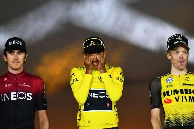 Egan Bernal: “No veo la hora de llevar esta camiseta a Colombia”