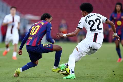 “Le gané los duelos”: la frase de Mojica sobre Lamine Yamal tras perder 3-0 contra Barcelona