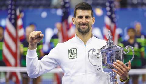 Djokovic, campeón del US Open, es el máximo ganador de grand slams en la historia