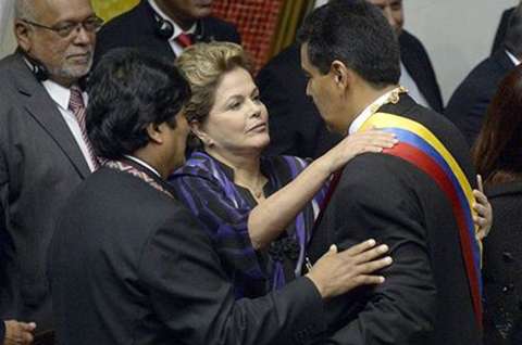 Nicolás Maduro termina en Brasil su primera gira por Mercosur