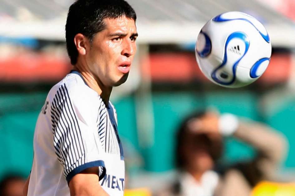 El jugador de Boca Juniors, Juan Román Riquelme.