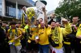 Más de 100.000 hinchas del Dortmund llegaron a Londres para la gran final: video