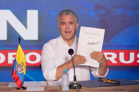 Presidente Duque advierte restricciones en municipios con alta tasa de contagios
