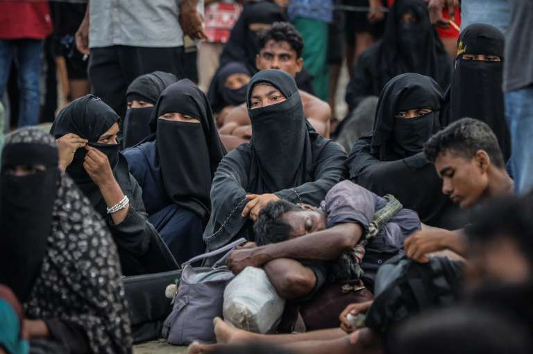 Migrantes rohinyás