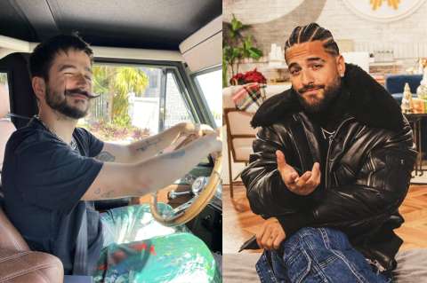 Revelan foto de Camilo y Maluma en su adolescencia: “la pubertad les sentó bien”