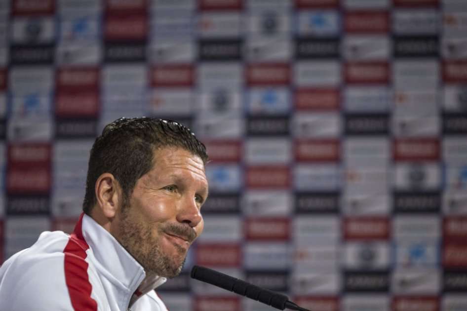 Diego Simeone, técnico de Atlético de Madrid: Foto: EFE