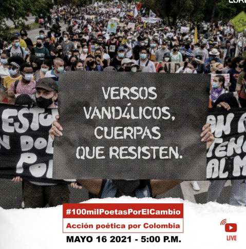 “100 mil poetas por el cambio”: un poema colectivo por la democracia en Colombia