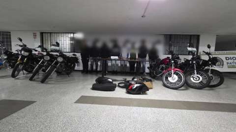 GPS delató casa usada como centro de acopio de motos robadas en Bogotá