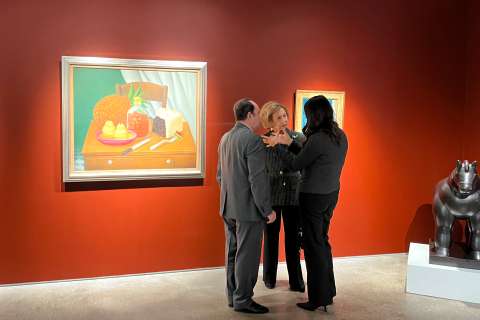 La subasta de una obra de Botero ayuda a los damnificados por la DANA en España