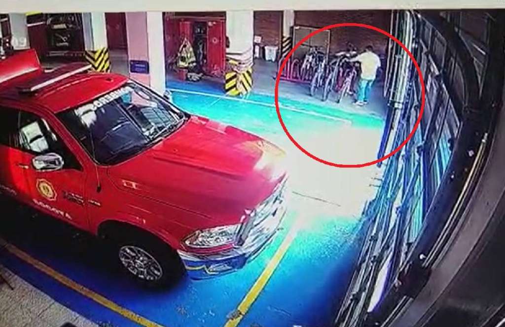 La bicicleta era de un sargento de la estación de bomberos de Garcés Navas, en Engativá.
