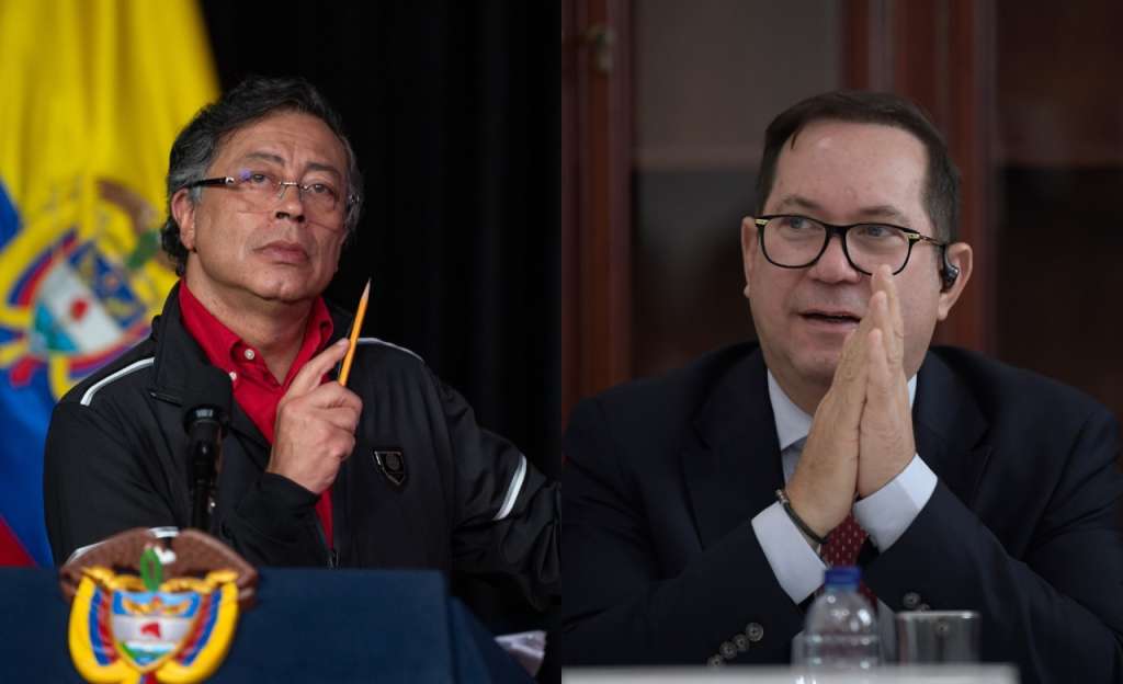 Choque entre presidente Petro y presidente del Senado, Lidio García, tras amenazas de Trump a Colombia