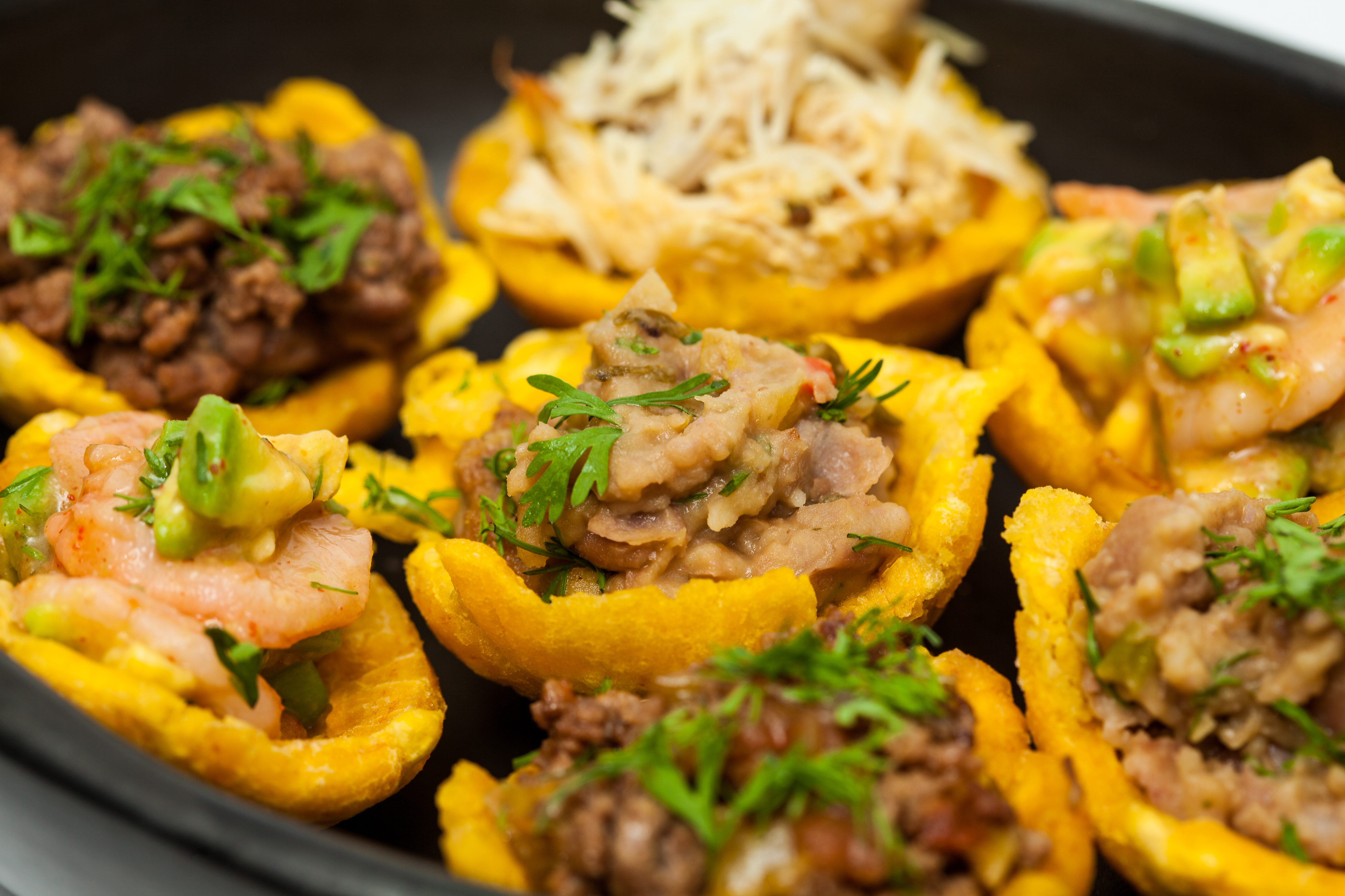 Patacones rellenos