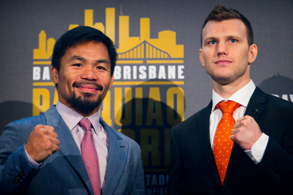 Pacquiao enfrenta a Jeff Horn el domingo en el Suncorp Stadium. / AFP