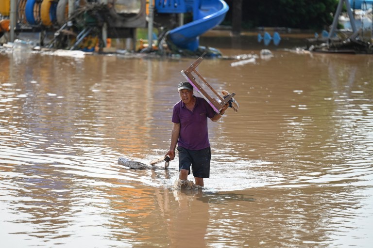 Las impactantes imágenes que dejan las inundaciones en China
