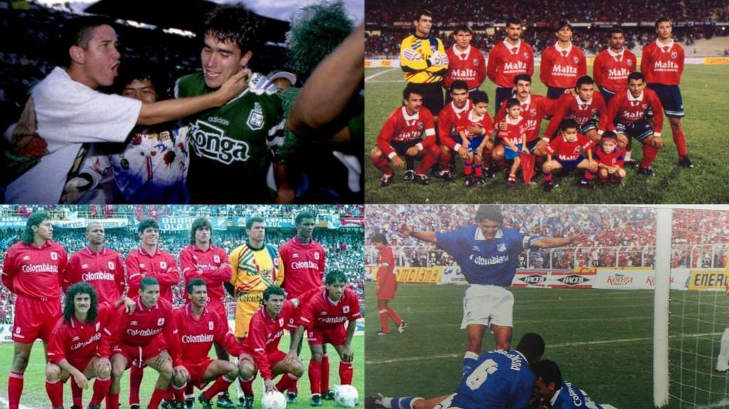 Atlético Nacional, Millonarios, América e Independiente Medellín protagonizaron un apretado cuadrangular para decidir el campeón de 1994.