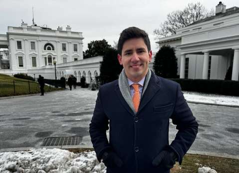 Juan Camilo Merlano, periodista de ‘Noticias Caracol’, se casó. Ella es su esposa