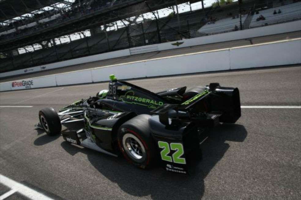 Juan Pablo Montoya durante la sesión de clasificación a la Inndianápolis 500 / Chris Jones - Indycar