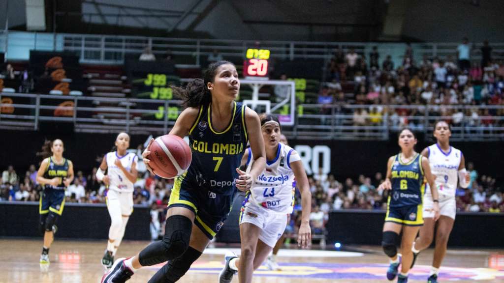 Colombia y Venezuela, en el Sudamericano Sub-15 de Baloncesto.