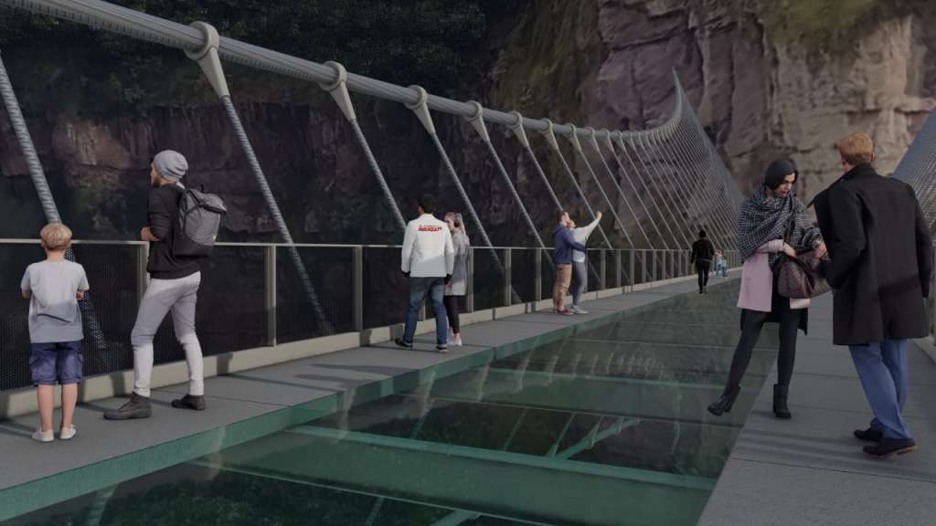 El alcalde de Soacha, Juan Carlos Saldarriaga, dijo que el proyecto a construir ya no es un puente, sino un mirador.