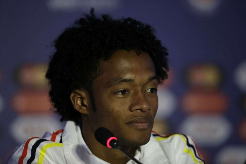Juan Guillermo Cuadrado, mediocampista de la selección Colombia. Foto: AFP
