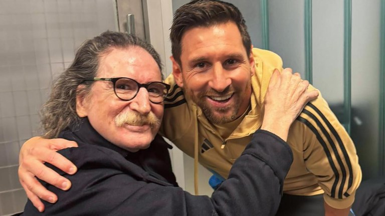 “Chau, Dios te bendiga”: la emotiva despedida de Charly García a Lionel Messi