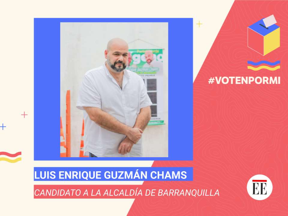 Luis Enrique Guzmán Chams, candidato a la Alcaldía de Barranquilla, cuáles son sus propuestas.