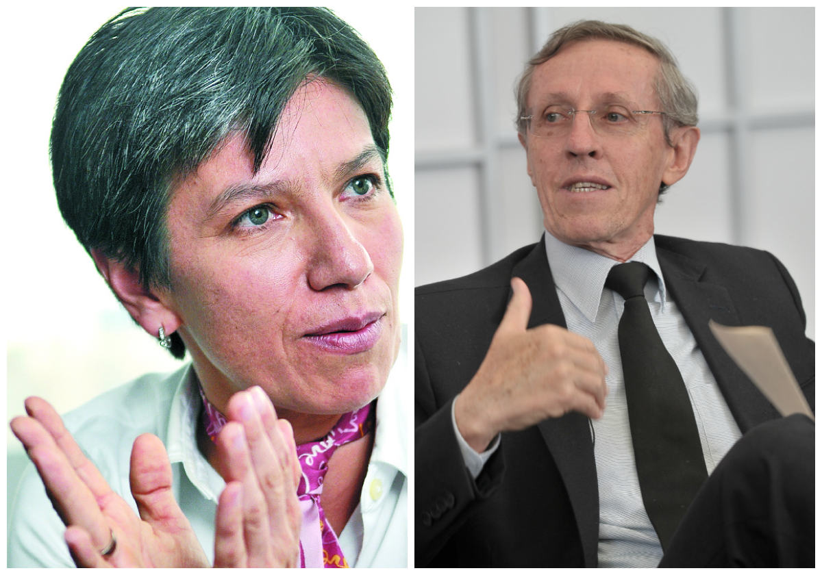Los senadores Claudia López y Antonio Navarro. / Archivo