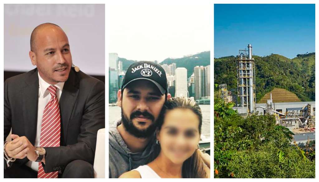 Carlos Jacks Chavarría, expresidente de Cemex Colombia (izquierda); Eugenio Correa Díaz, supuesto intermediario en el negocio (centro); Planta en Maceo, Antioquia, cuyo sitio de operaciones está envuelto en un escándalo de corrupción (derecha).