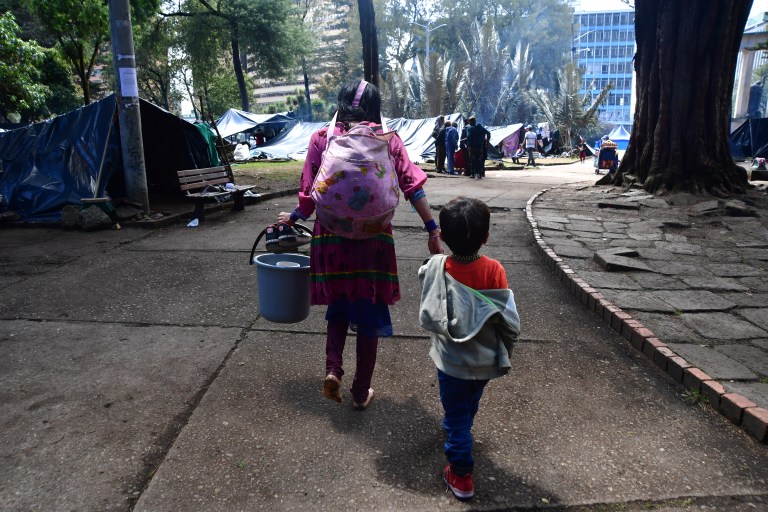 150 familias Emberá, asentadas en Bogotá, retornarán desde mañana a su territorio
