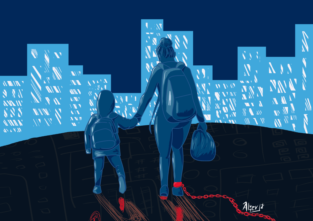 Mujeres migrantes víctimas de violencias basadas en género.