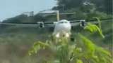 En video: avión de Satena no pudo aterrizar en aeropuerto de Providencia por fuertes vientos