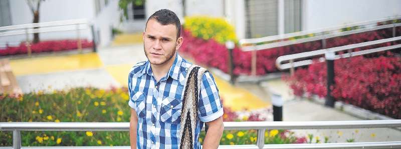 Leonardo Ramírez es uno de las cinco personas del equipo que crearon la idea. / Cristian Garavito