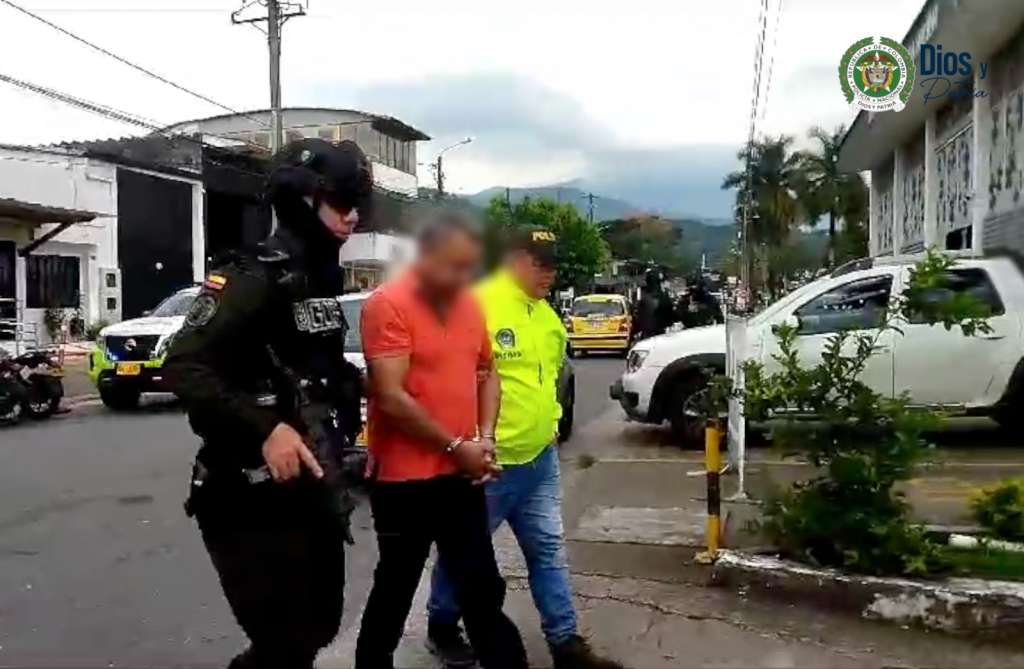 Captura alias Colorado en su lugar de residencia./ Policía.