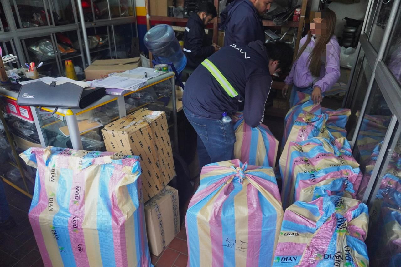 Operativo en el barrio Restrepo.