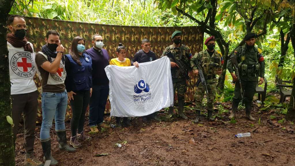Civiles liberados por las disidencias de las Farc