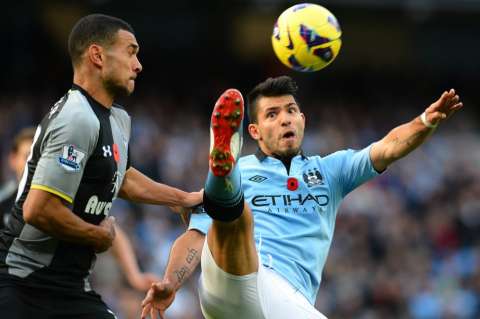 Agüero y Dzeko rescatan al Manchester City