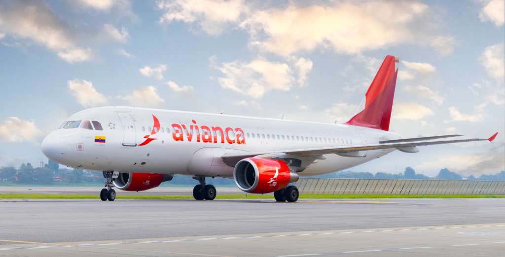 Avión A20 de Avianca.
