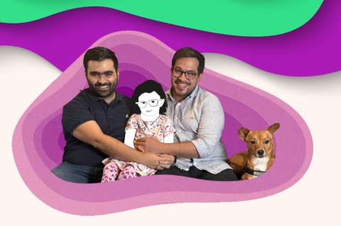 Amor y crianza diversa: la historia de cómo Sergio y Juan Pablo adoptaron a Amalia