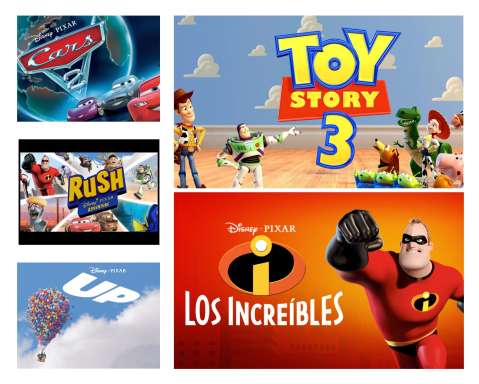 Cinco de las franquicias más taquilleras de Pixar hechas videojuegos