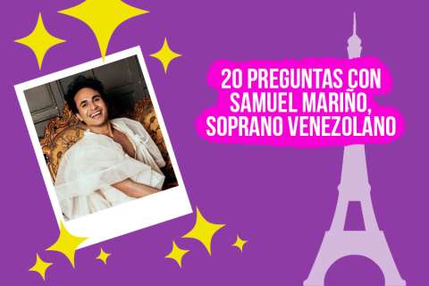 “No sé si existen voces femeninas o masculinas”: Samuel Mariño, soprano venezolano