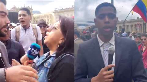 La FLIP rechaza ataques a periodistas en protestas frente al Palacio de Justicia